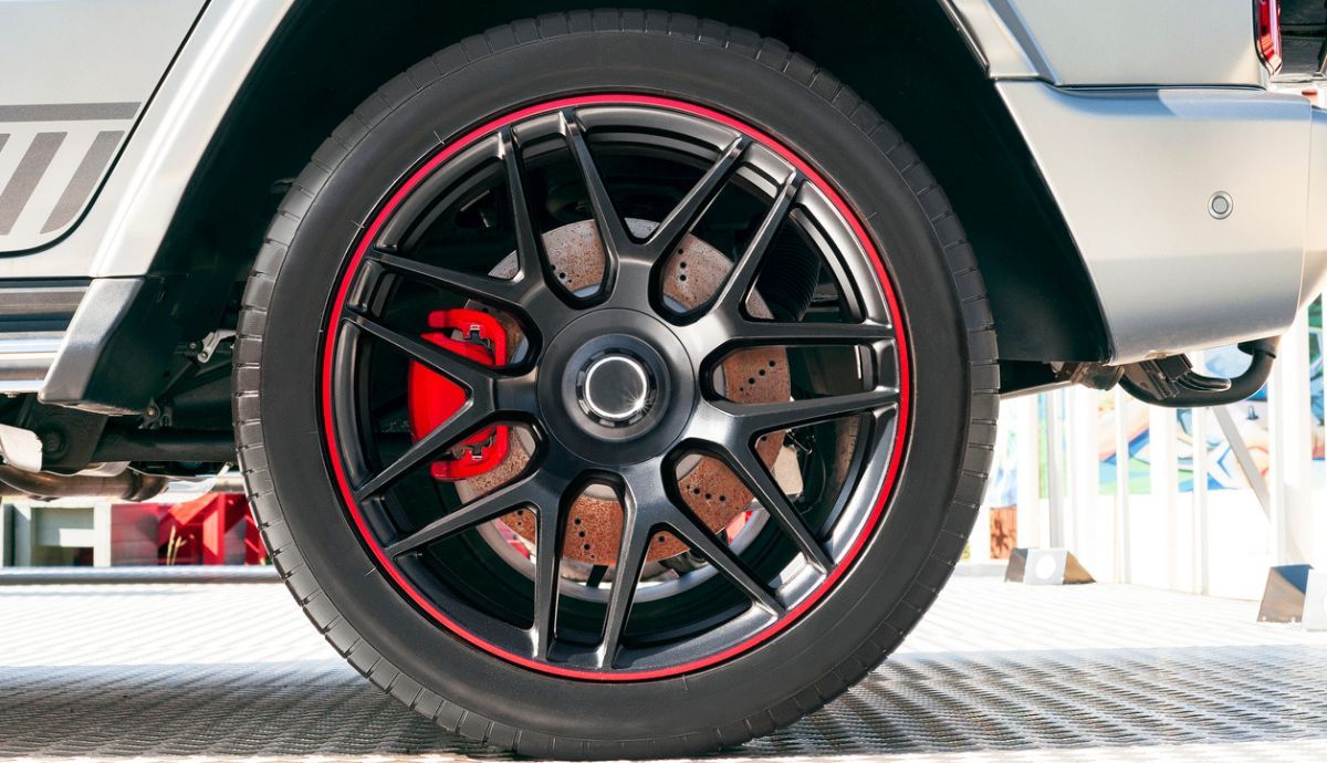Partes de la rueda de un coche