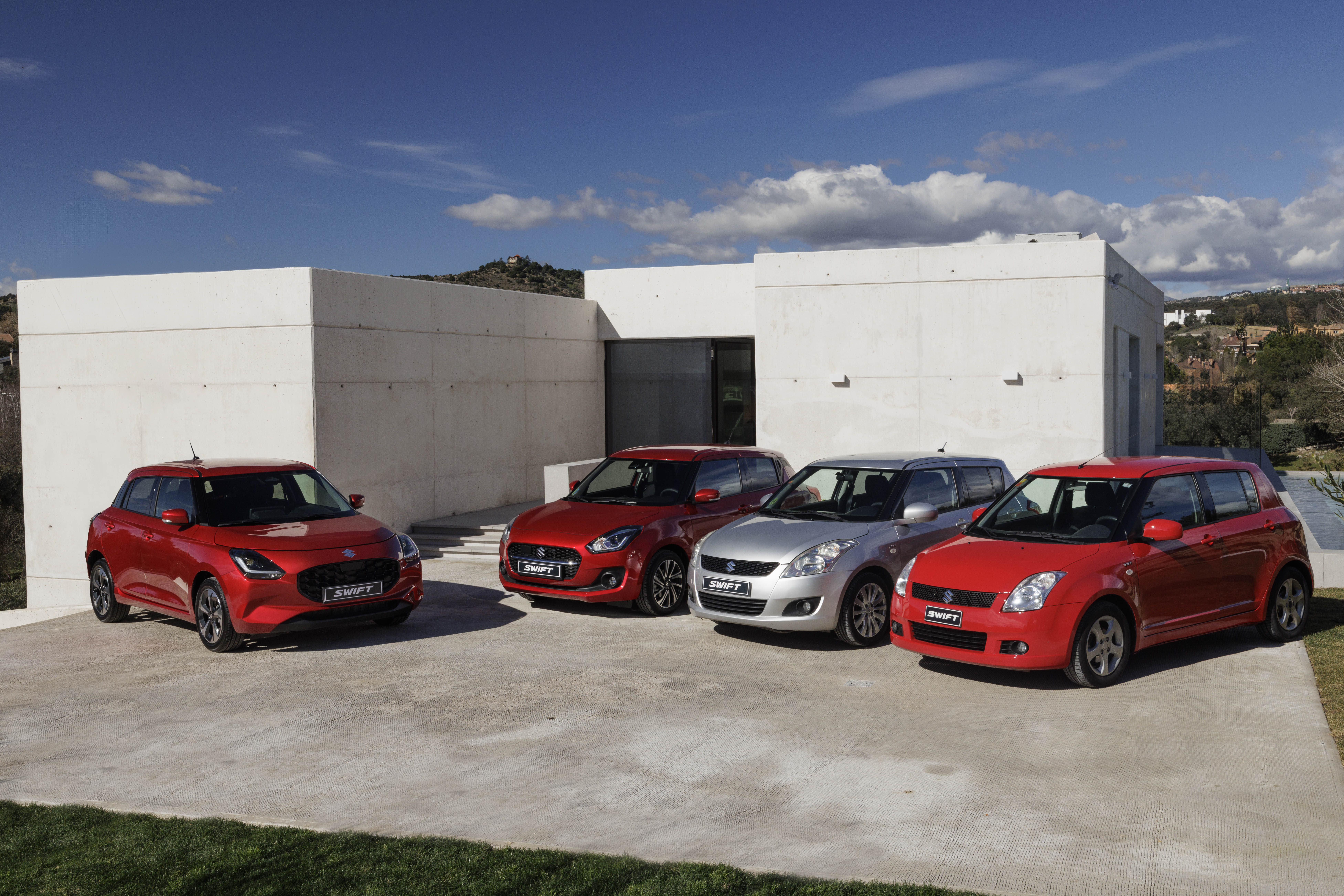 Suzuki Swift cuatro generaciones