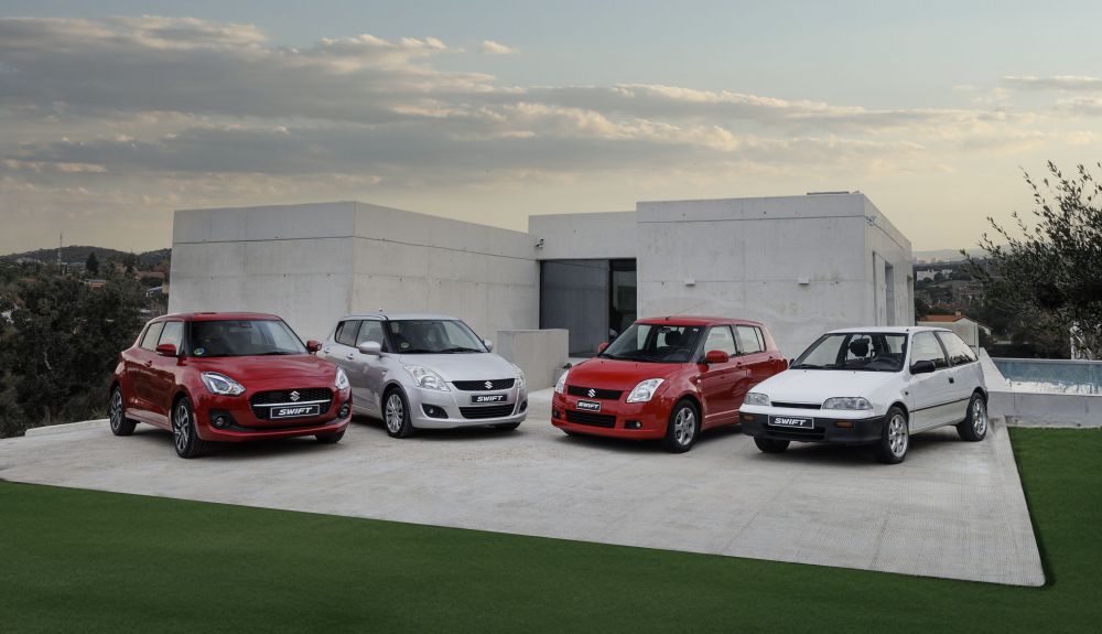 Suzuki Swift cuatro generaciones