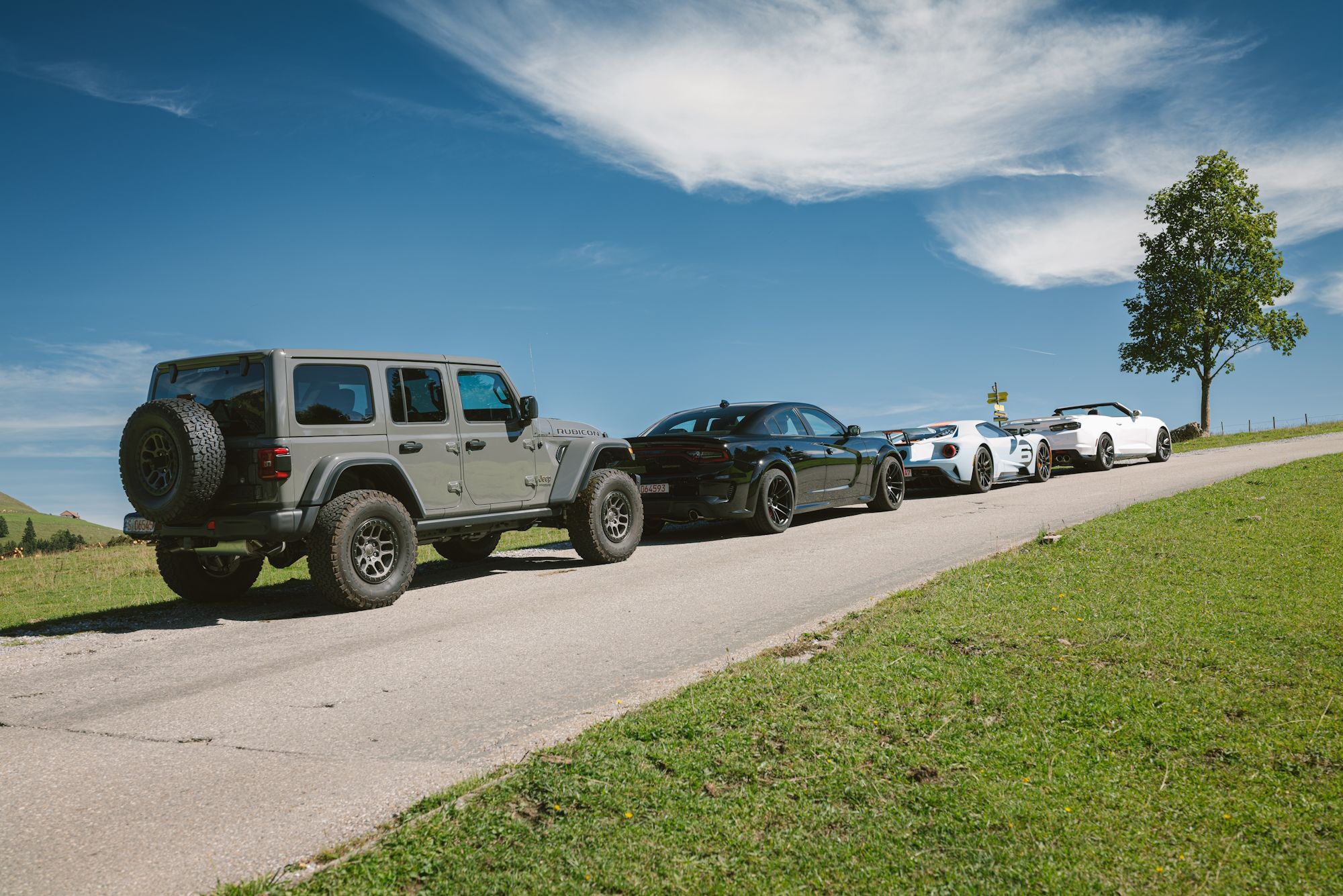 Comparativa coches americanos