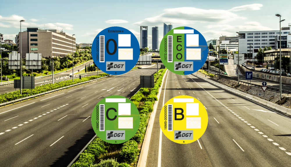 No pone la etiqueta medioambiental de la DGT puede conllevar una multa