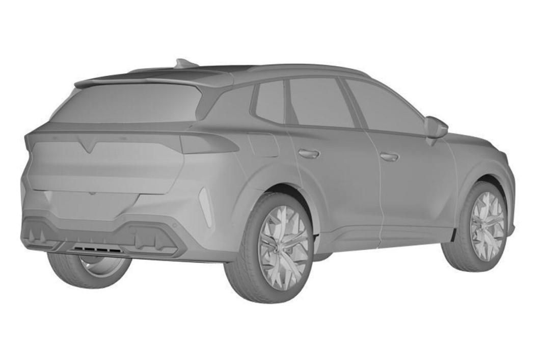 Cupra Terramar: imágenes de las patentes presentadas por la marca