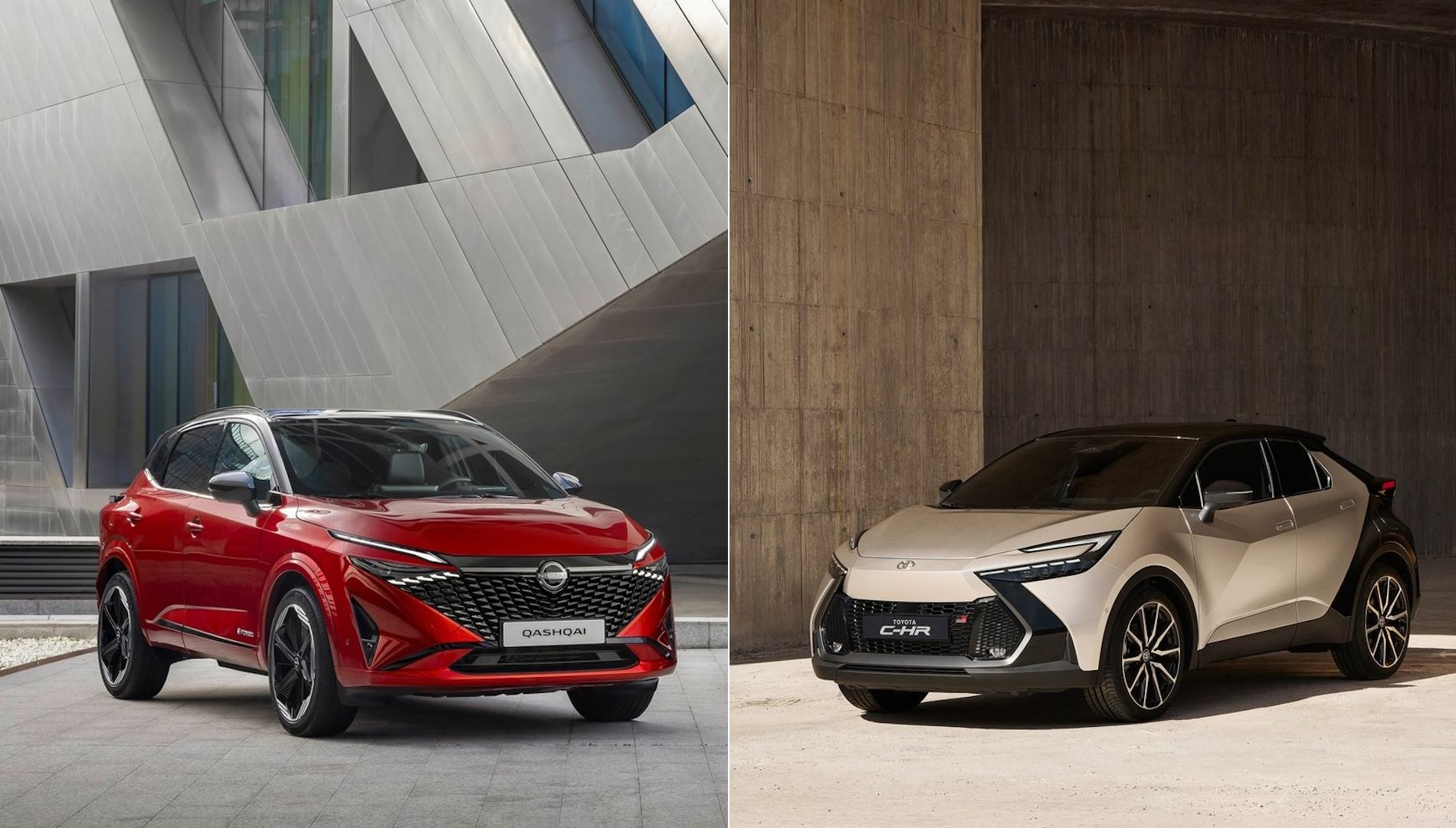 Nissan Qashqai vs Toyota C HR, qué nuevo SUV compacto es mejor y liderará las ventas