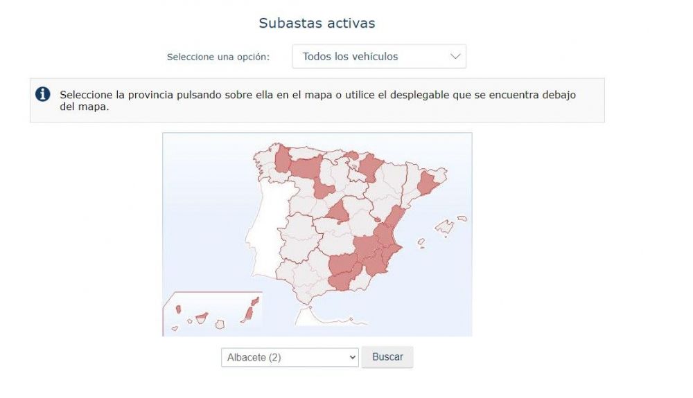 Subastas de coches del BOE
