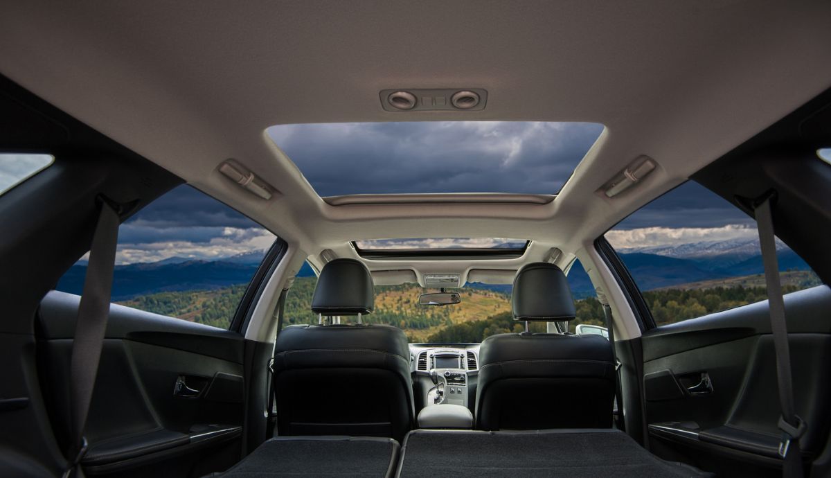 Techo panorámico de coche