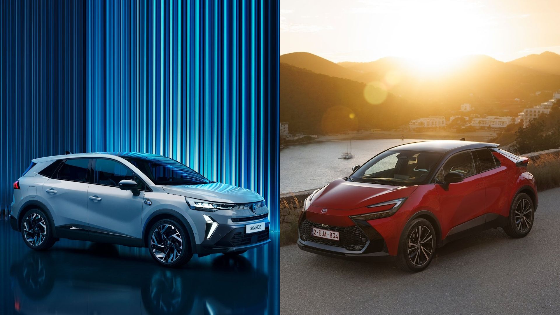 Renault Symbioz vs Toyota C HR, qué nuevo SUV es mejor y liderará el mercado de los híbridos