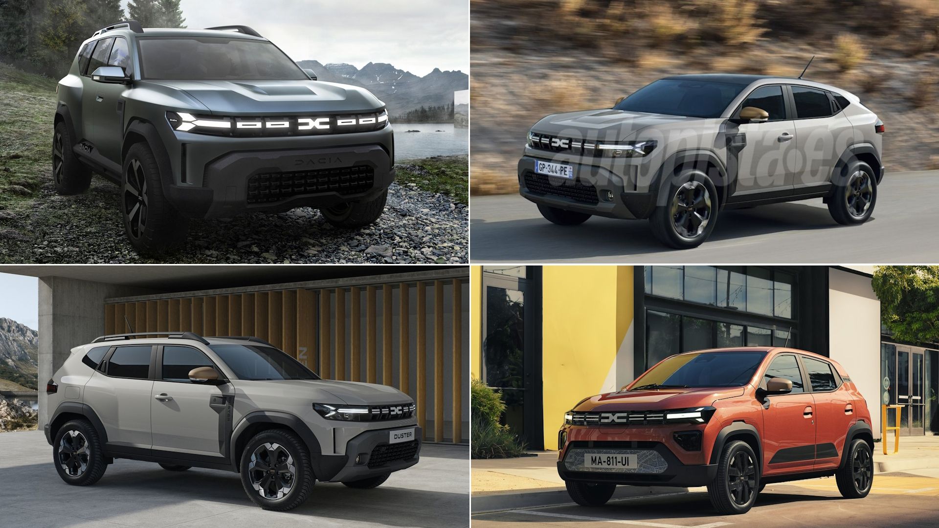 Así son todos los coches que Dacia estrenará, Duster 3, Bigster, nuevos SUV y Sandero…