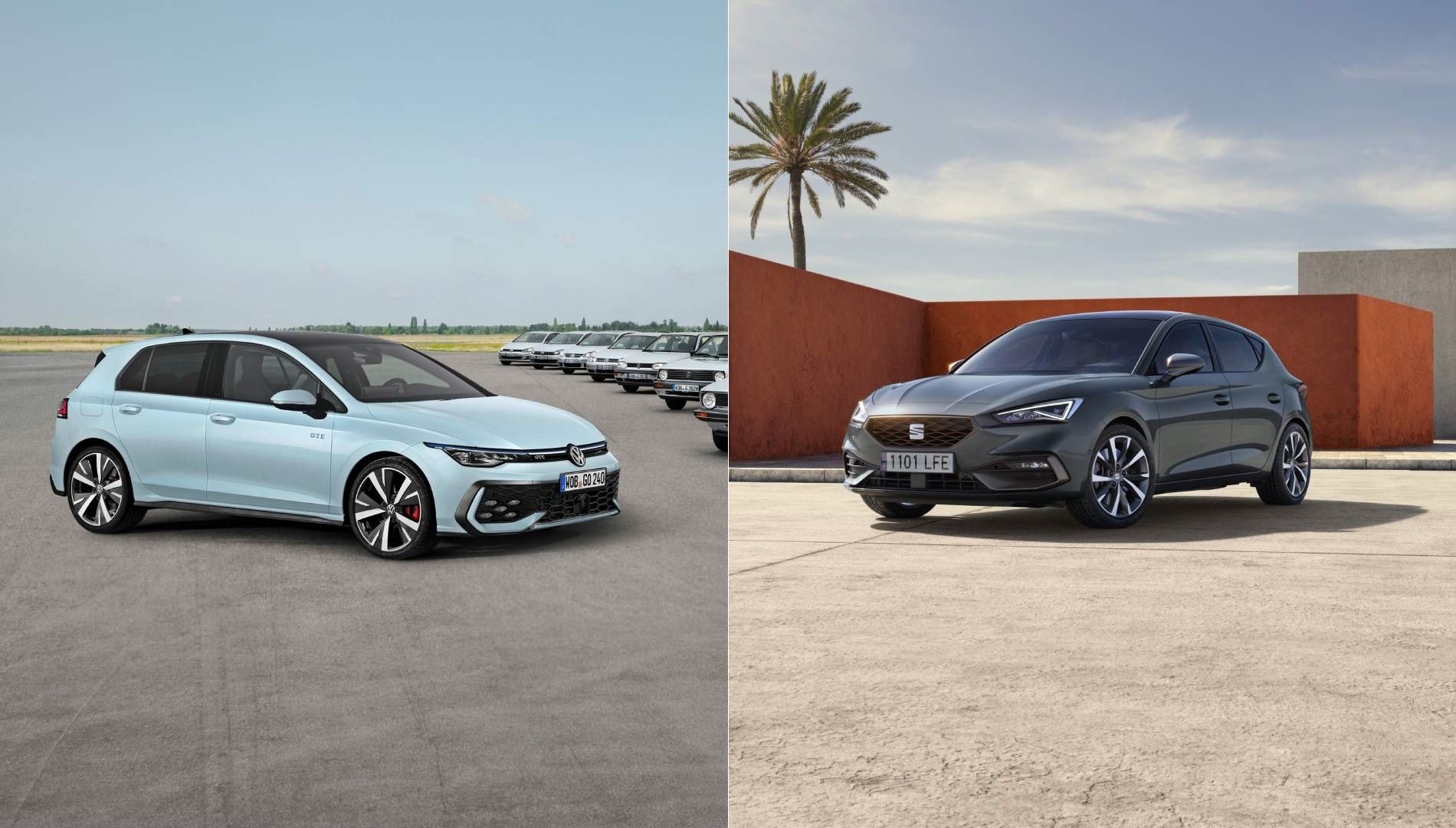 Seat León y el Volkswagen Golf se han renovado recientemente, pero cuál gana el duelo de compactos