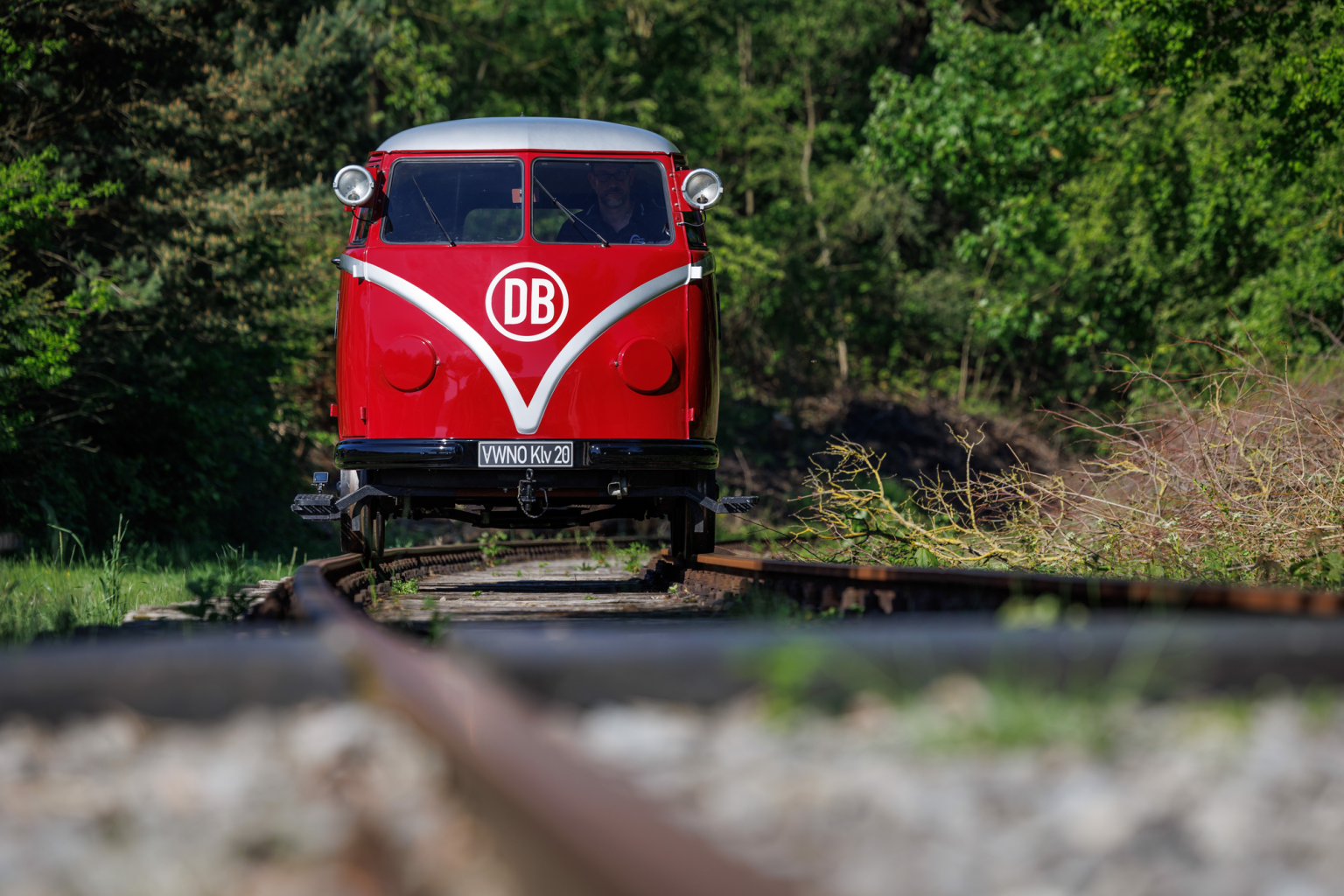 Klv-20 Volkswagen Bulli ferrocarril