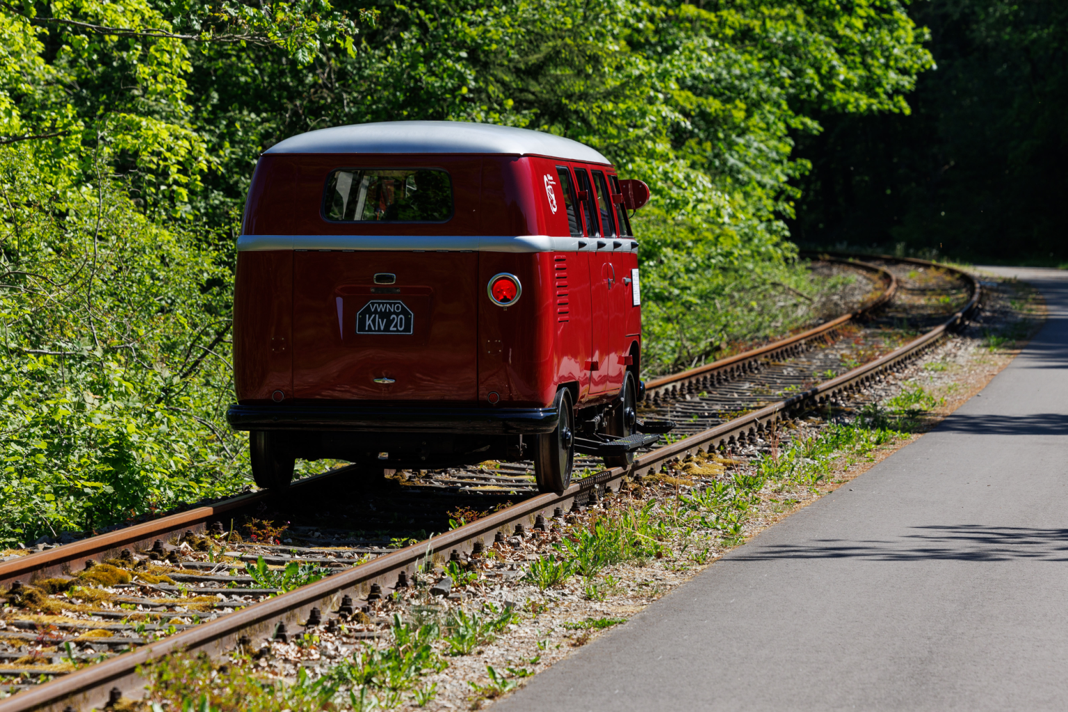 Klv-20 Volkswagen Bulli ferrocarril