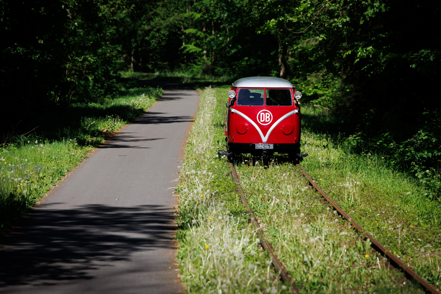 Klv-20 Volkswagen Bulli ferrocarril