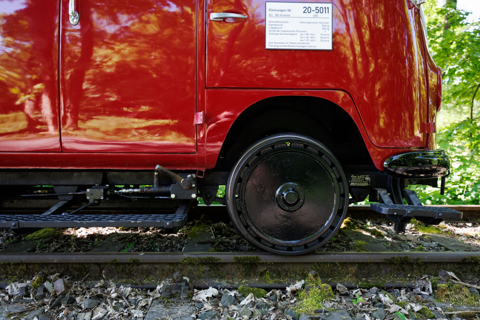 Klv-20 Volkswagen Bulli ferrocarril