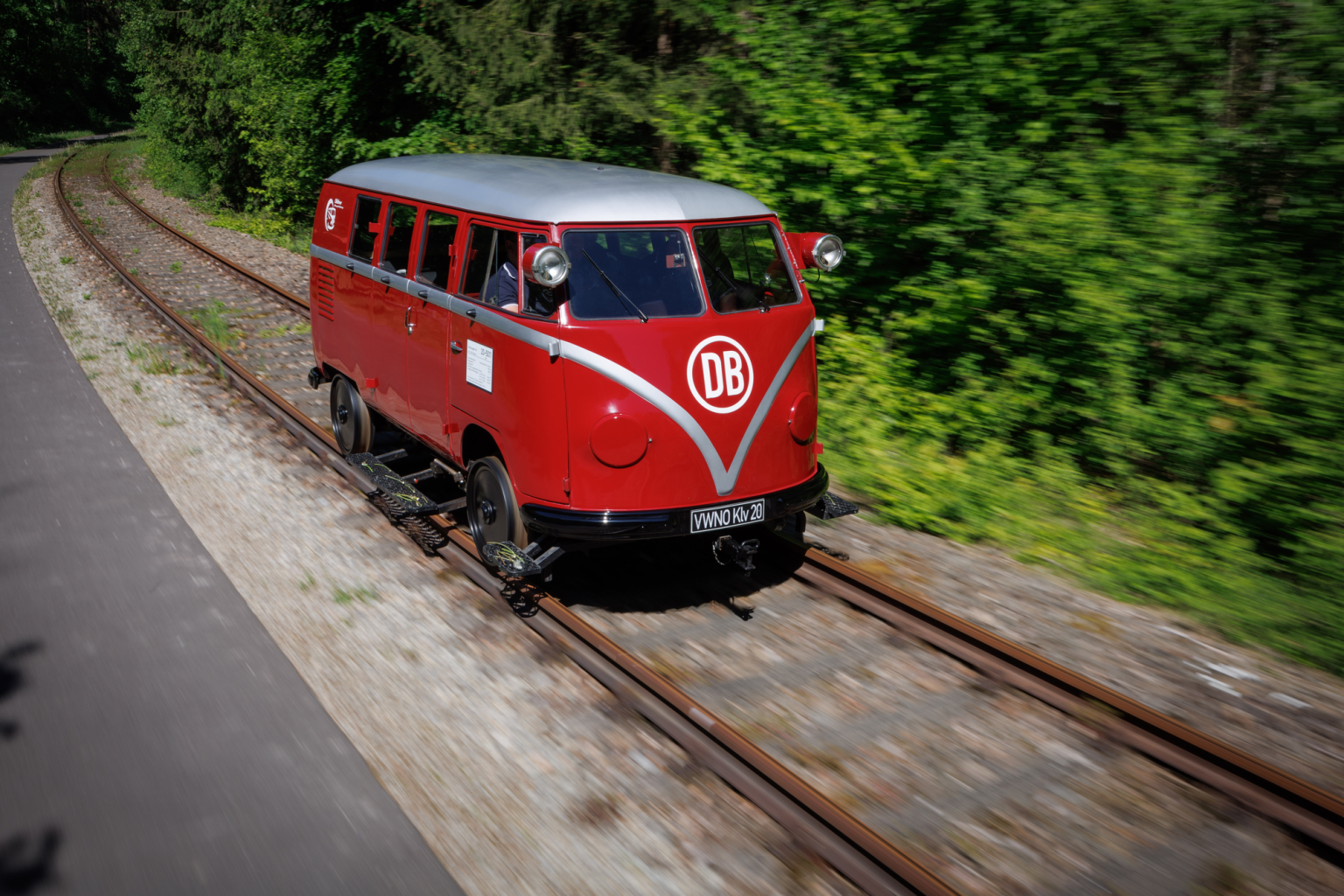 Klv-20 Volkswagen Bulli ferrocarril