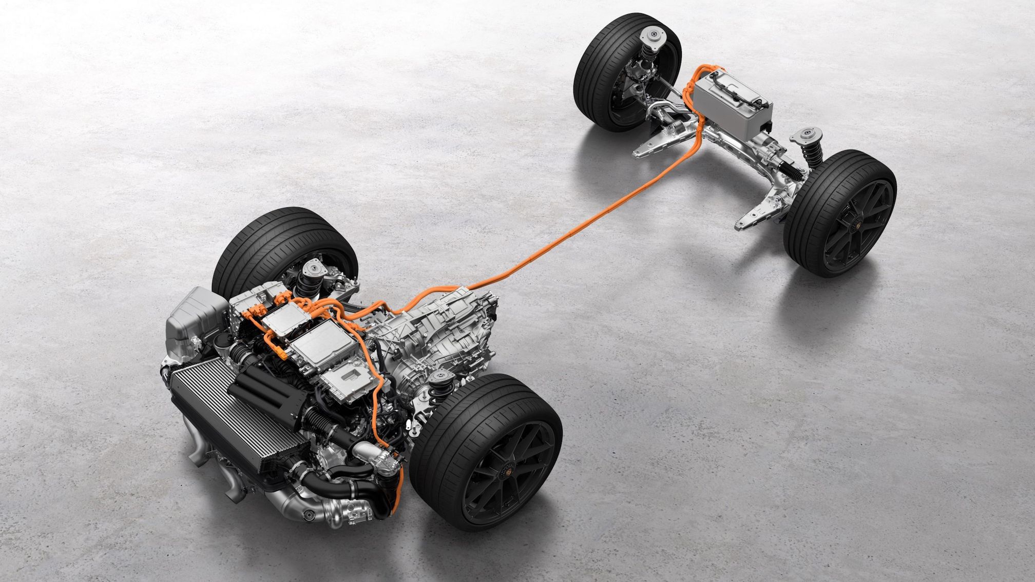 Sistema T-Hybrid del Porsche 911