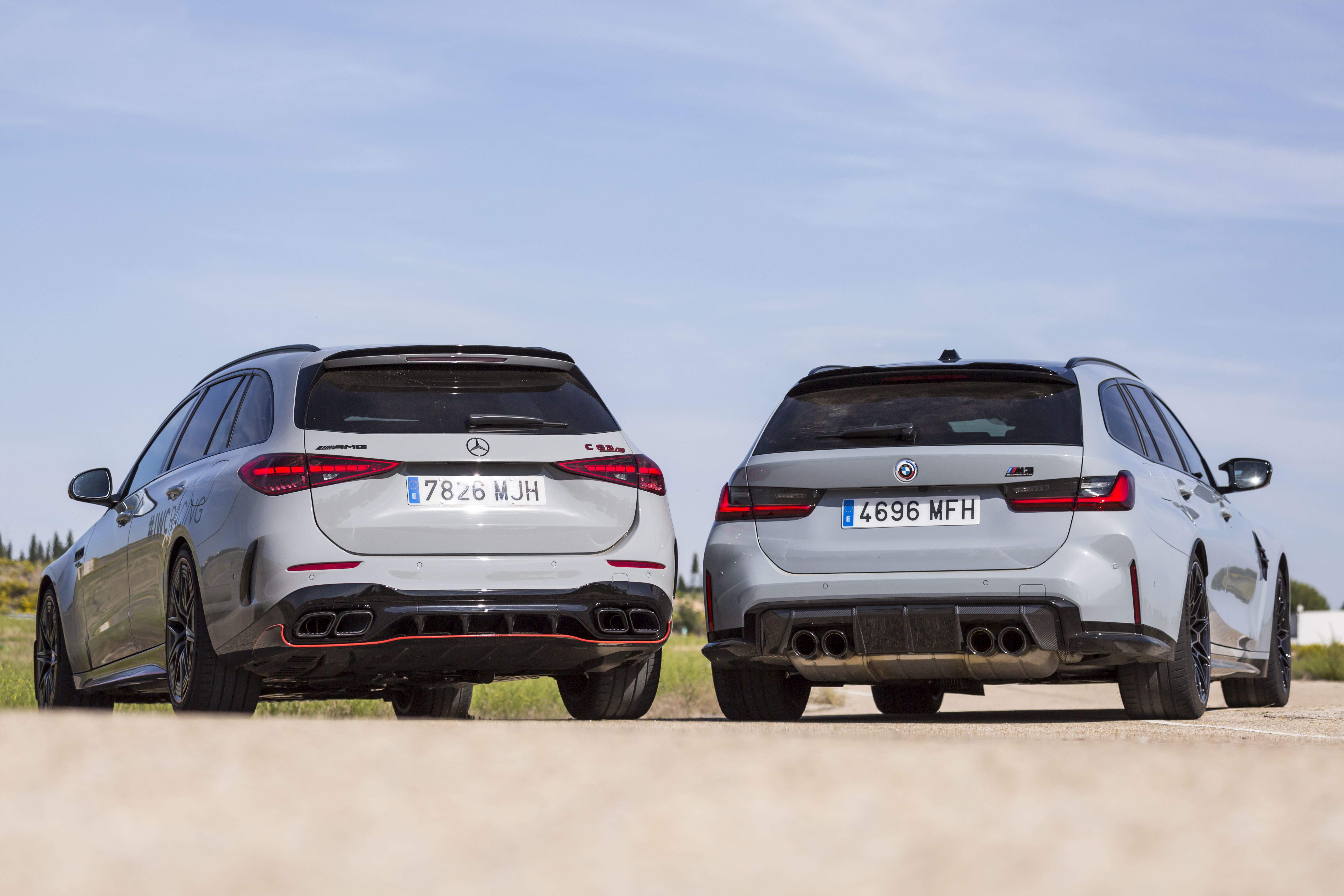 Comparativa: BMW M3 Touring vs Mercedes C63 AMG e-Performance