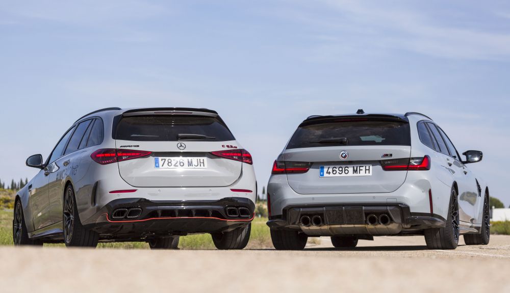 Comparativa: BMW M3 Touring vs Mercedes C63 AMG e-Performance Comparativa: BMW M3 Touring vs Mercedes C63 AMG e-Performance