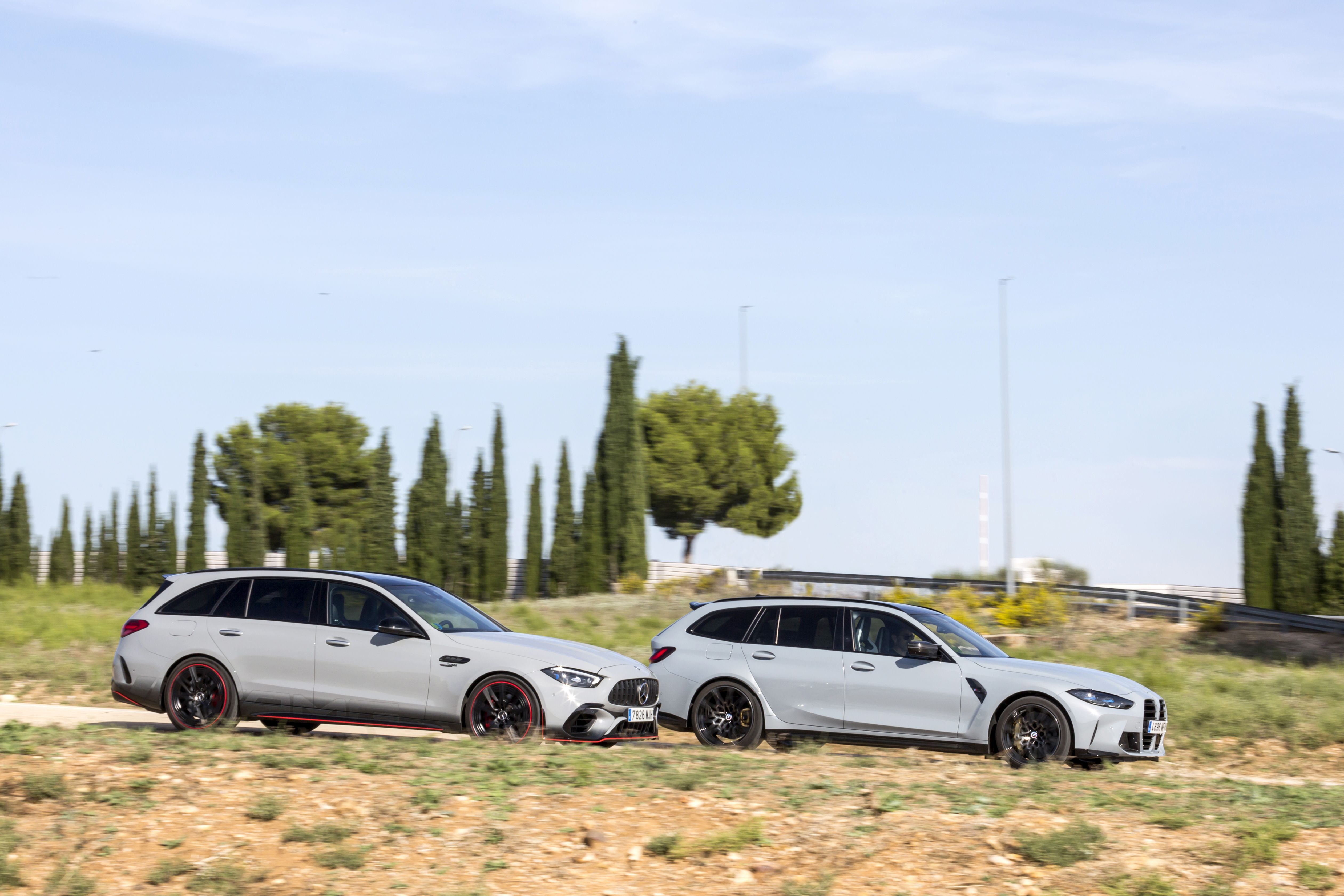 Comparativa: BMW M3 Touring vs Mercedes C63 AMG e-Performance