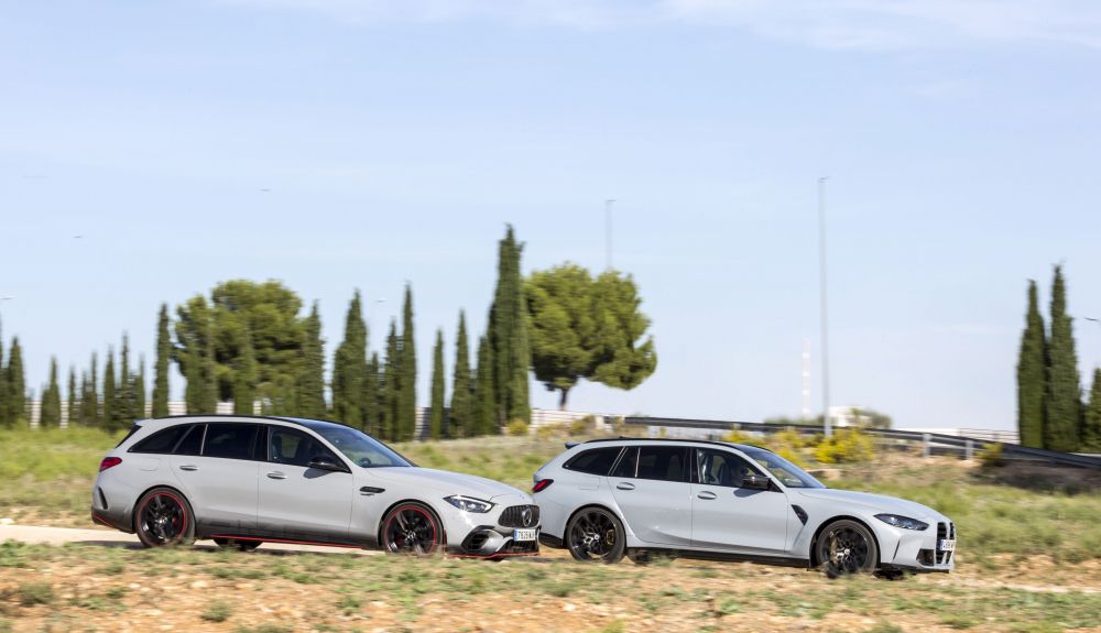 Comparativa: BMW M3 Touring vs Mercedes C63 AMG e-Performance Comparativa: BMW M3 Touring vs Mercedes C63 AMG e-Performance