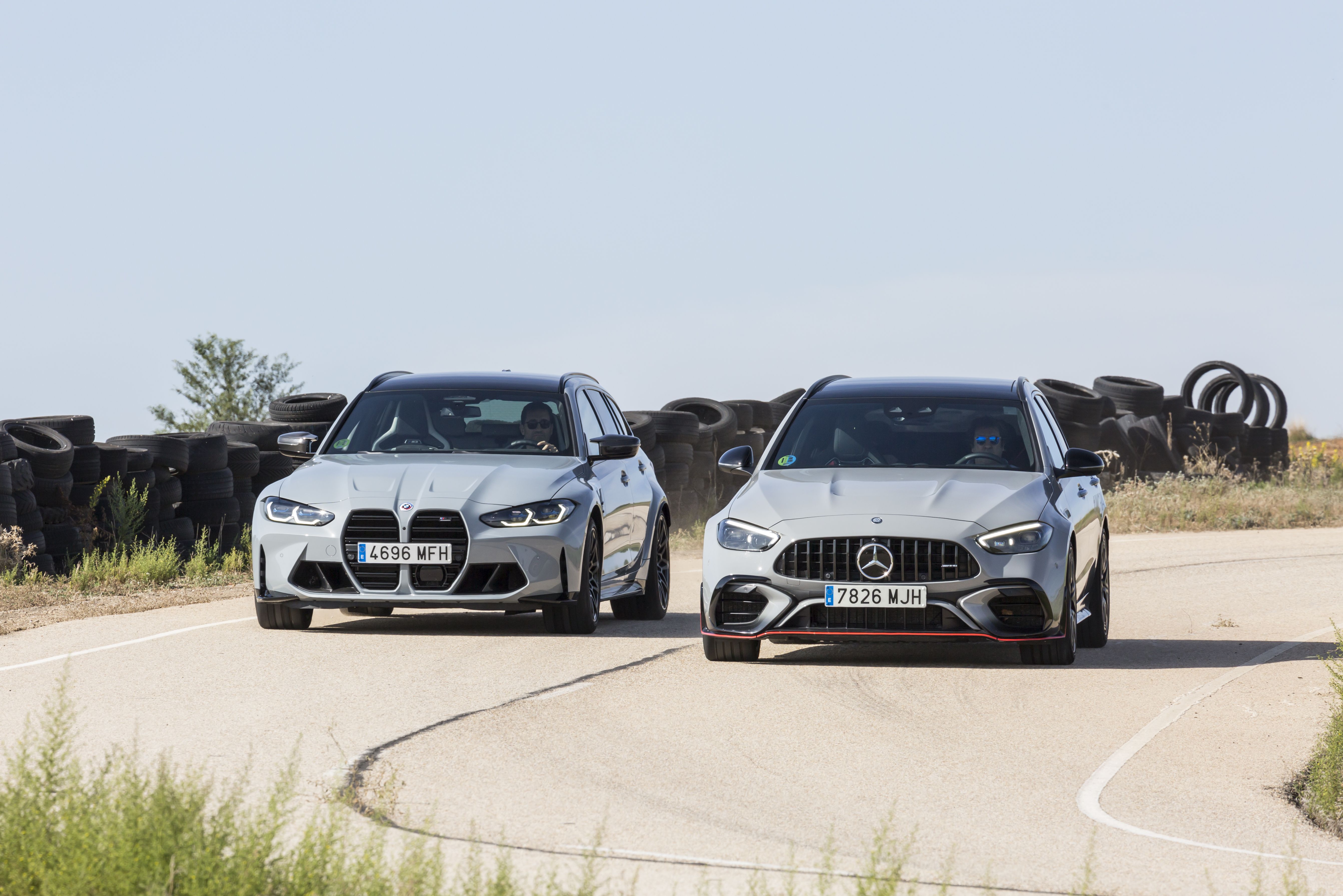 Comparativa: BMW M3 Touring vs Mercedes C63 AMG e-Performance