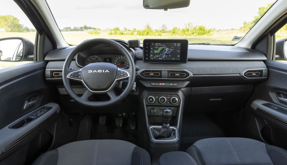 Interior del Dacia Sandero Interior del Dacia Sandero