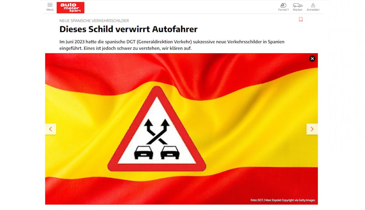 La nueva señal de la DGT que está confundiendo a todos los conductores y dando la vuelta al mundo