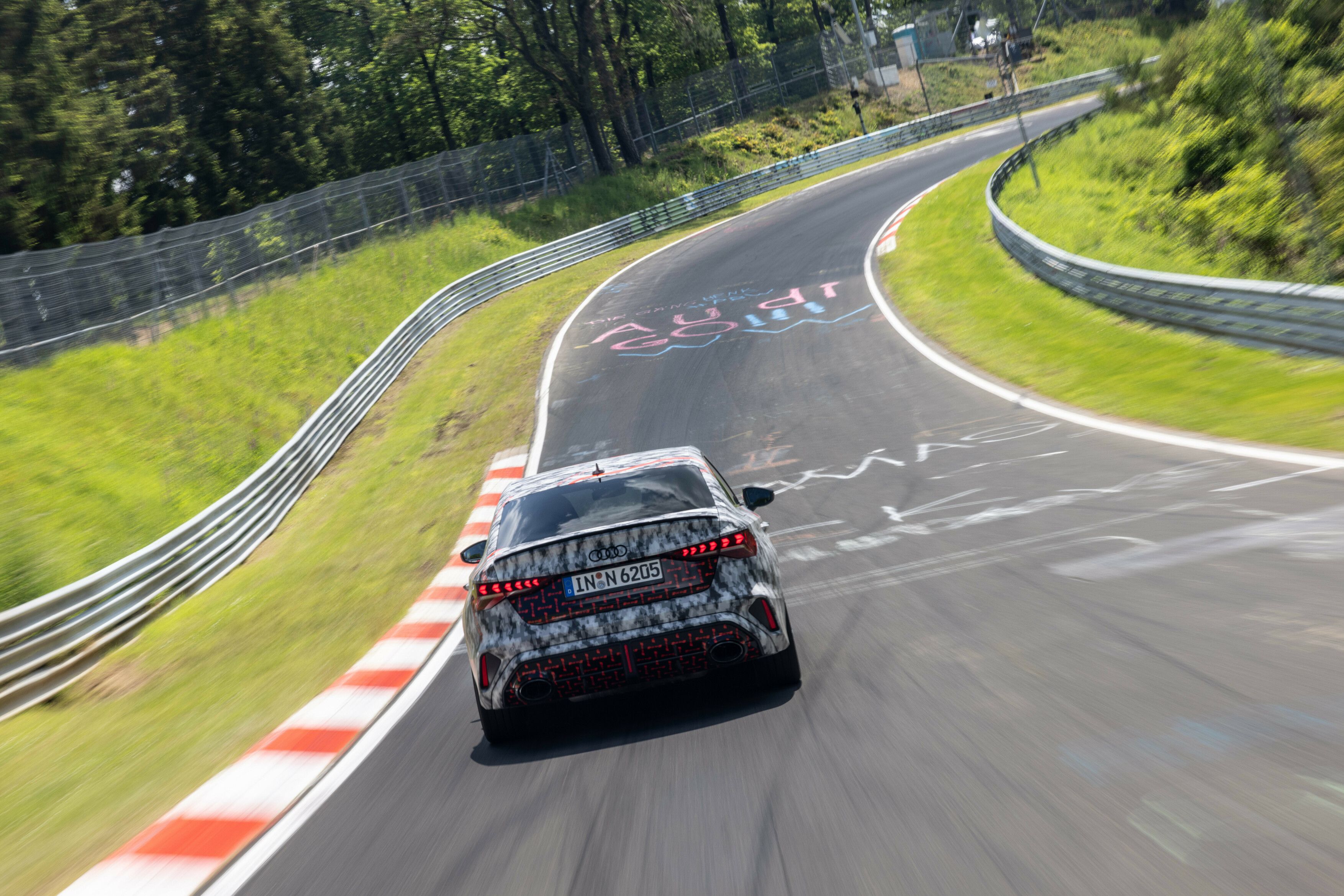 Audi RS 3 récord Nürburgring