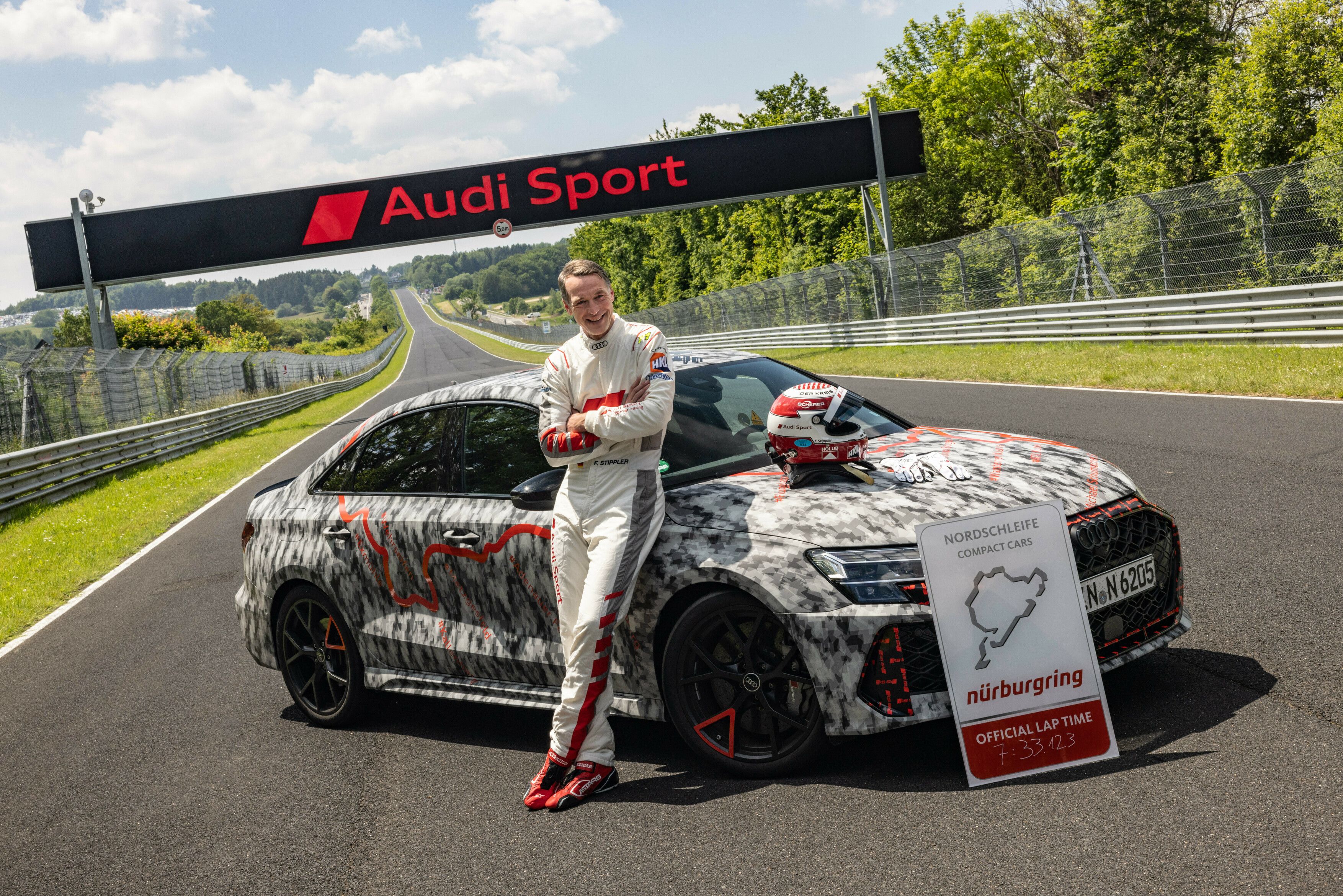 Audi RS 3 récord Nürburgring