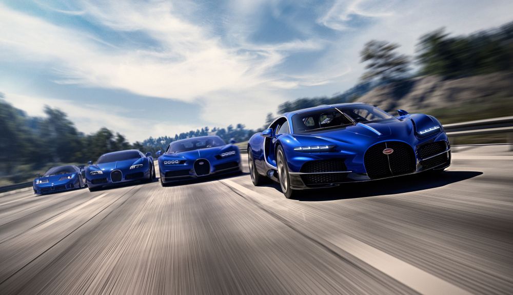 Estos son los cuatro Bugatti "modernos"