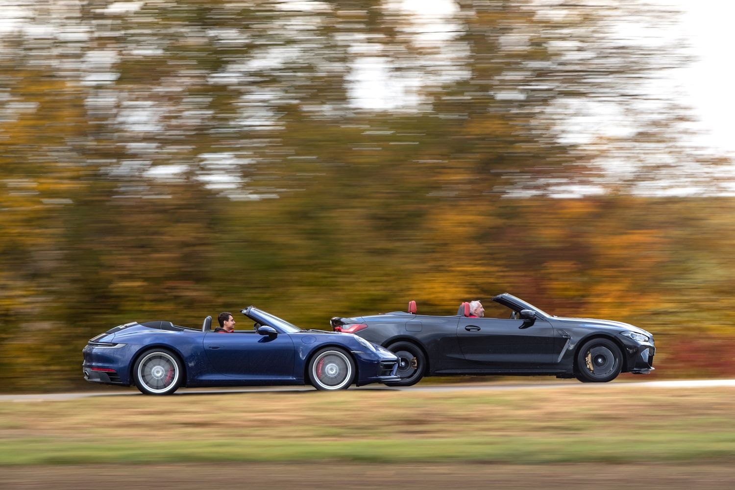 BMW M4 Competition Xdrive Cabrio vs Porsche 911 Carrera 4 GTS Cabrio