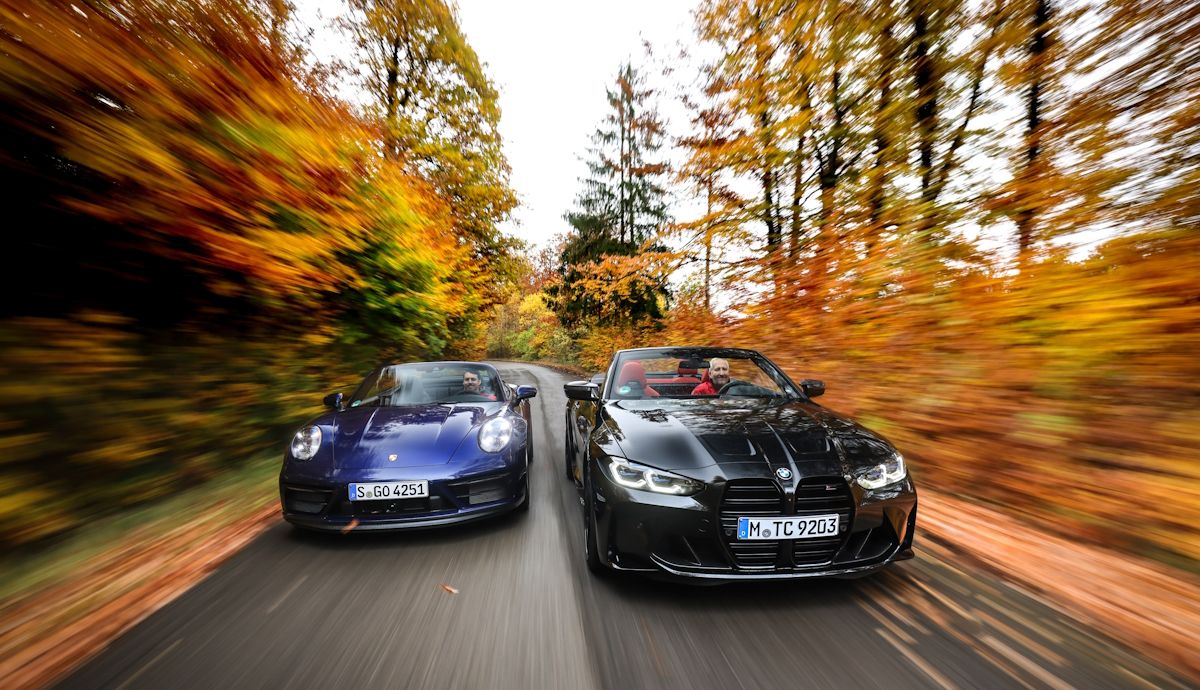 BMW M4 Competition Xdrive vs Porsche 911 Carrera 4 GTS, cuál es el mejor cabrio del momento