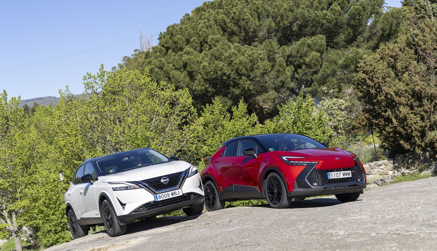 Comparativa: Nissan Qashqai e-Power vs Toyota C-HR 200H