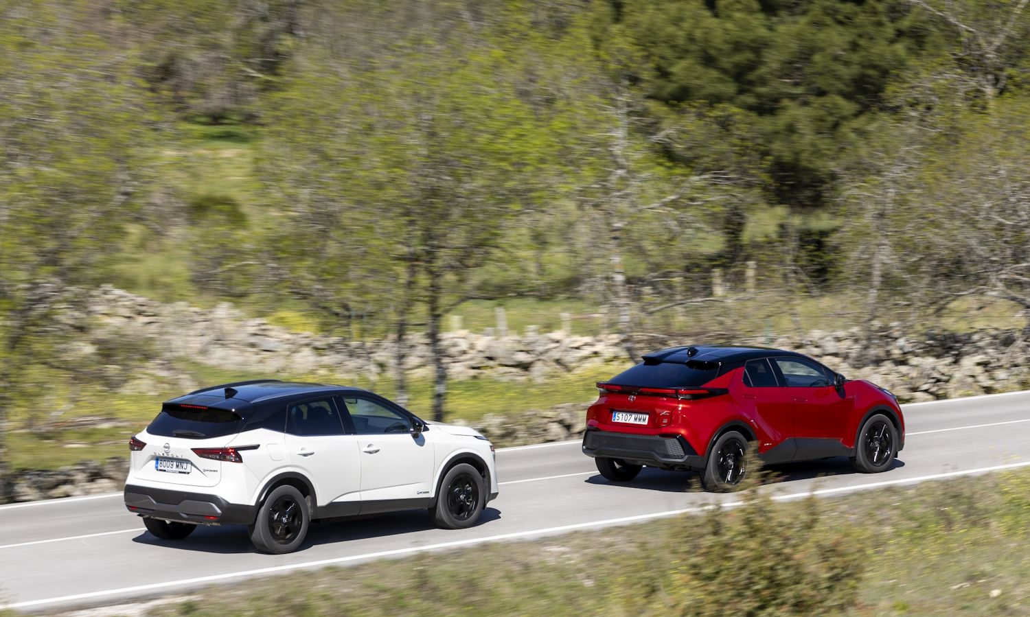 Comparativa: Nissan Qashqai e-Power vs Toyota C-HR 200H