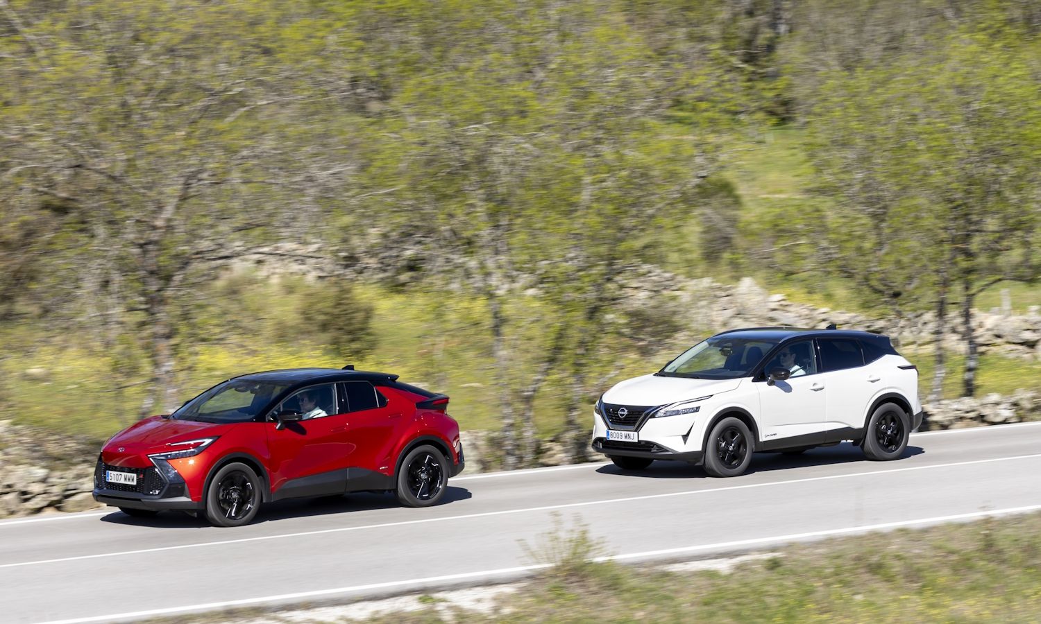 Comparativa: Nissan Qashqai e-Power vs Toyota C-HR 200H