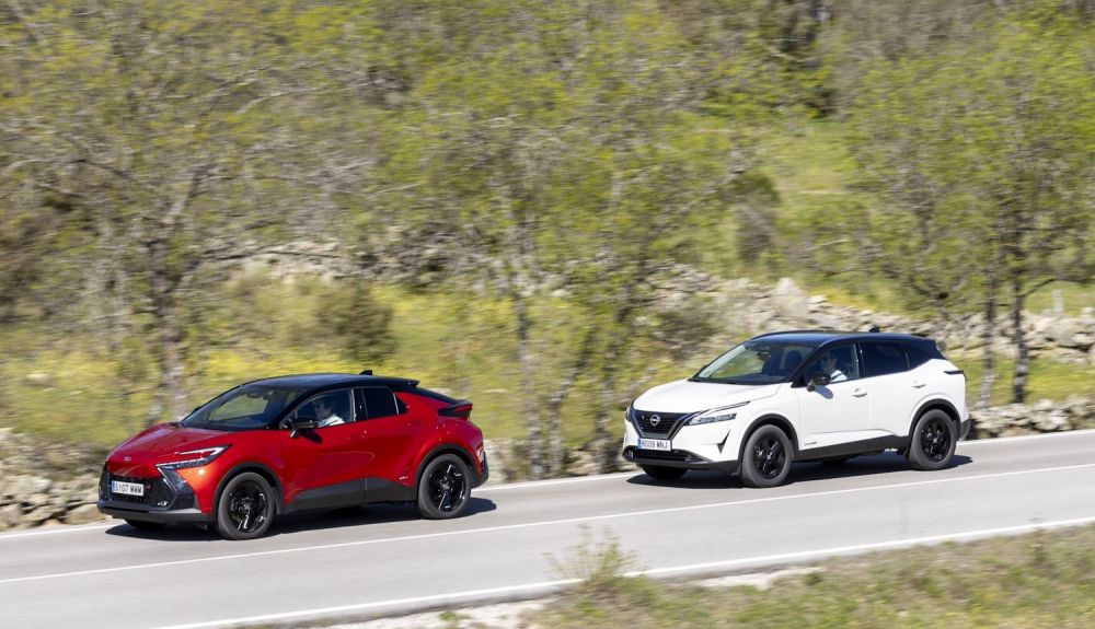Comparativa: Nissan Qashqai e-Power vs Toyota C-HR 200H Comparativa: Nissan Qashqai e-Power vs Toyota C-HR 200H