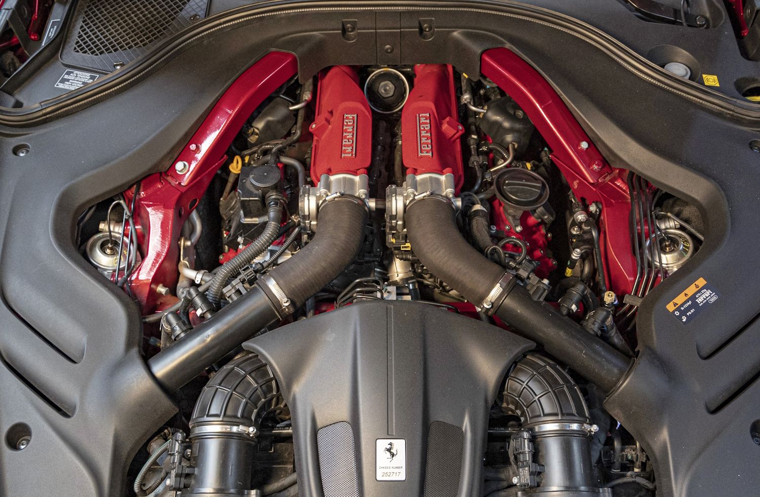 Motor del Ferrari Roma