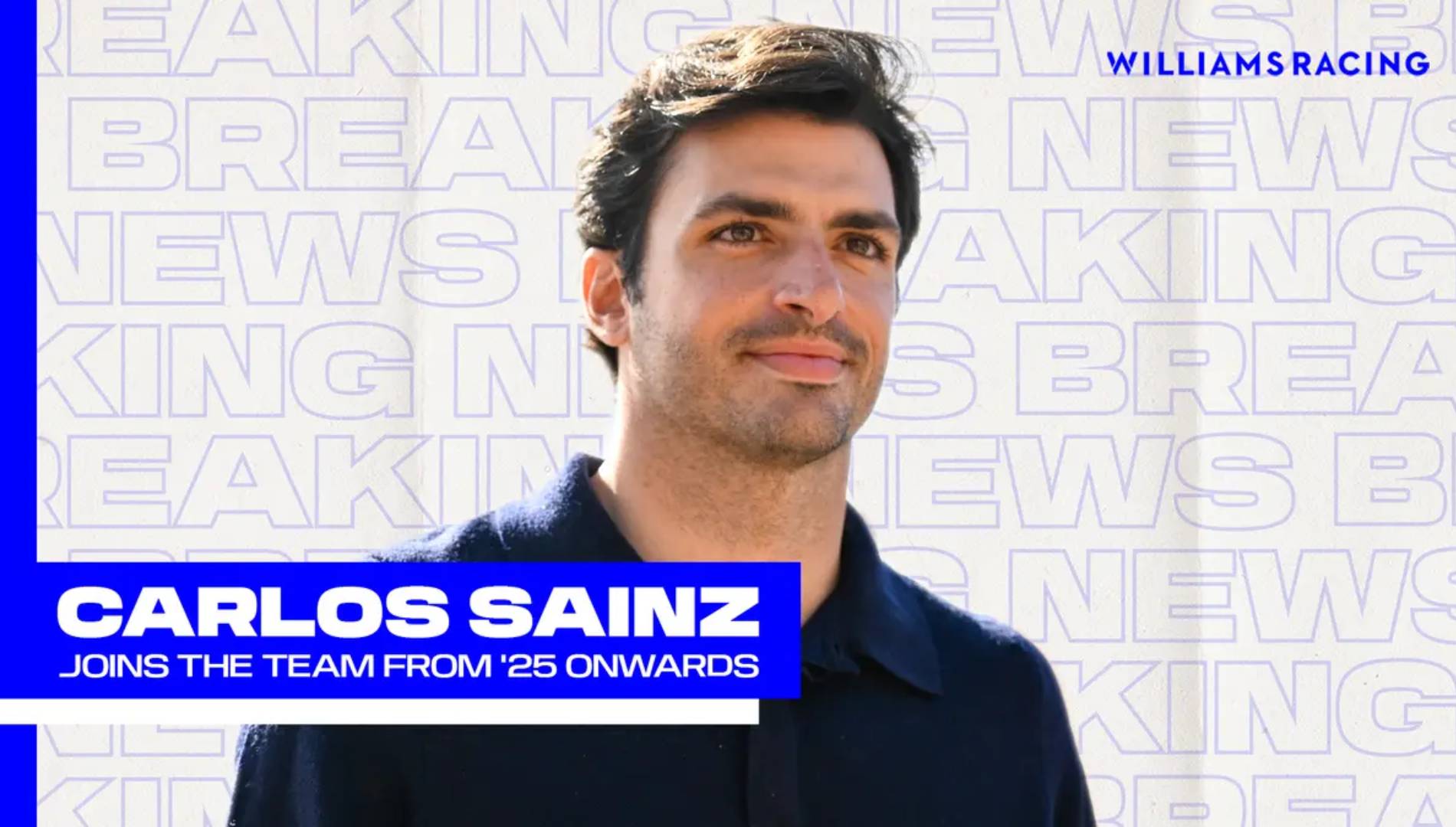 Carlos Sainz deshoja la margarita: finalmente correrá para Williams porque es “un lugar adecuado”