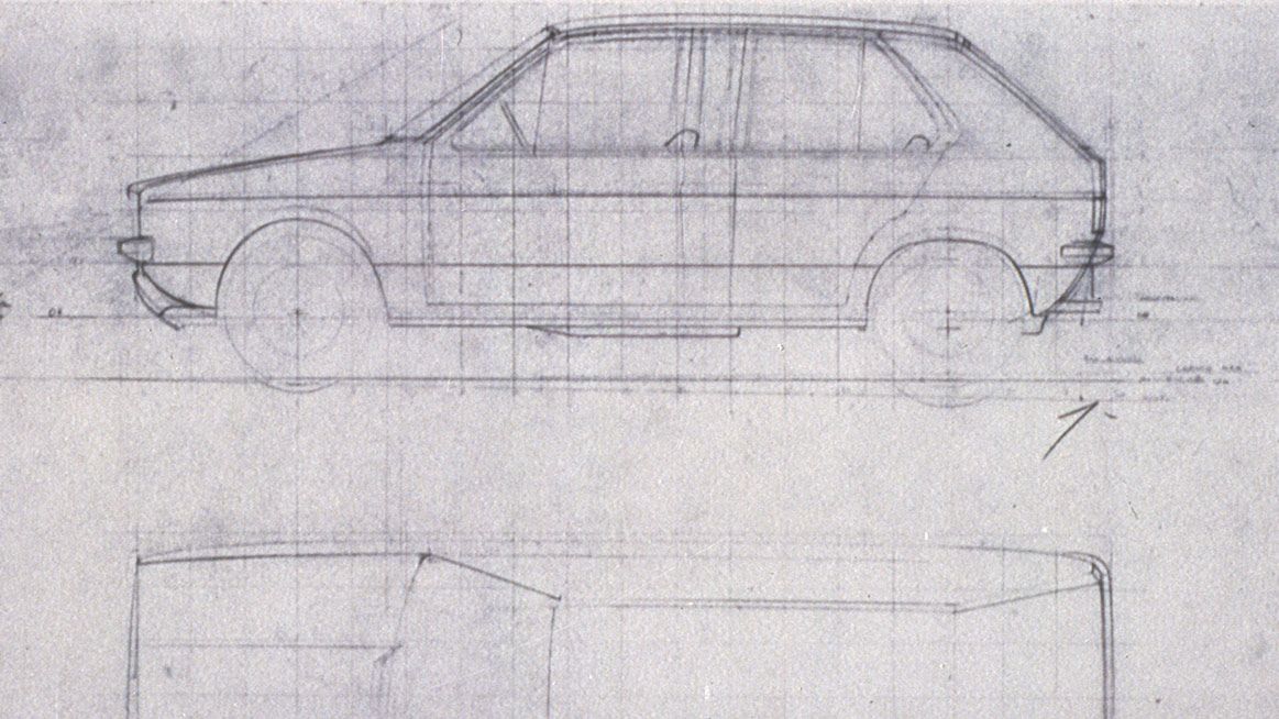 Bocetos Volkswagen Golf Mk1