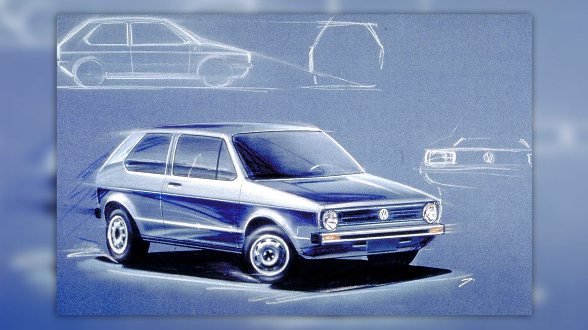 Bocetos Volkswagen Golf Mk1