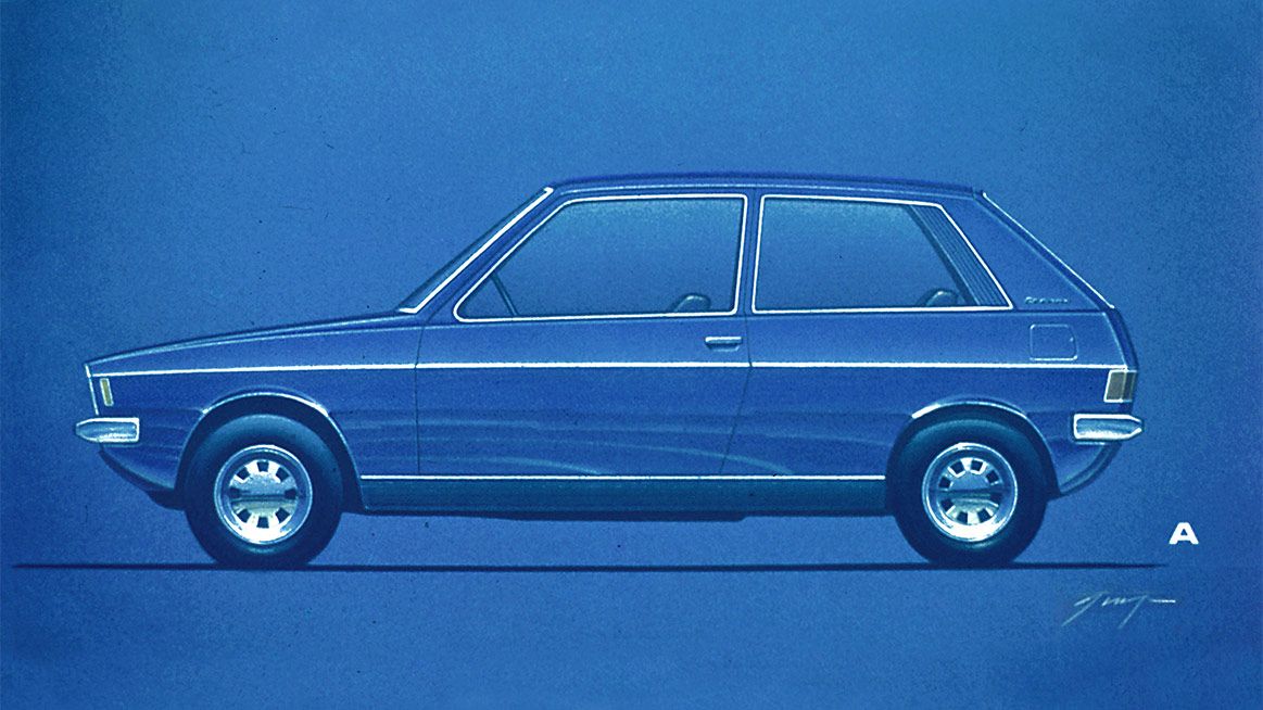 Bocetos Volkswagen Golf Mk1