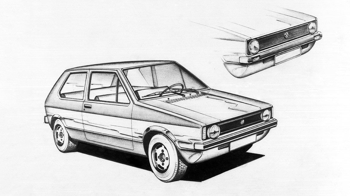 Bocetos Volkswagen Golf Mk1