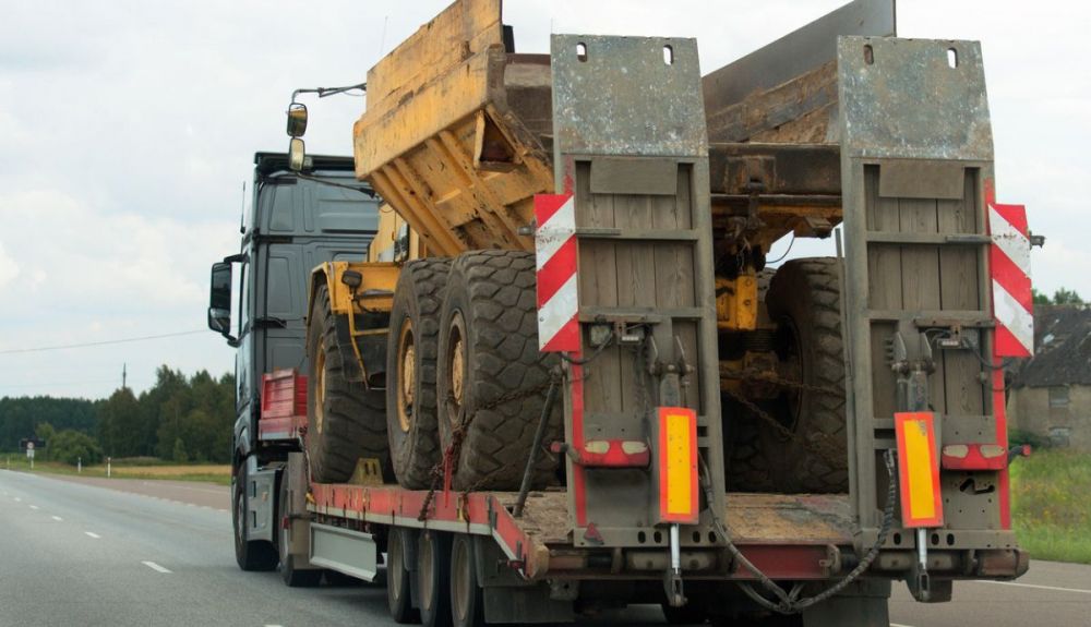 Transporte de maquinaria por carretera