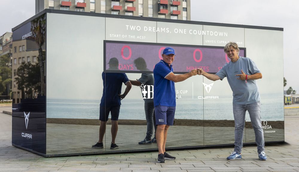 Cronómetro de Cupra en la Louis Vuitton 37ª America’s Cup