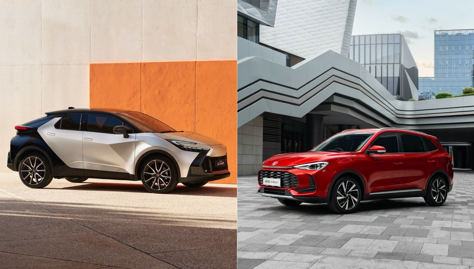 ¿Debería preocuparse el Toyota C HR por la llegada del nuevo MG ZS? Comparativa de SUV híbridos