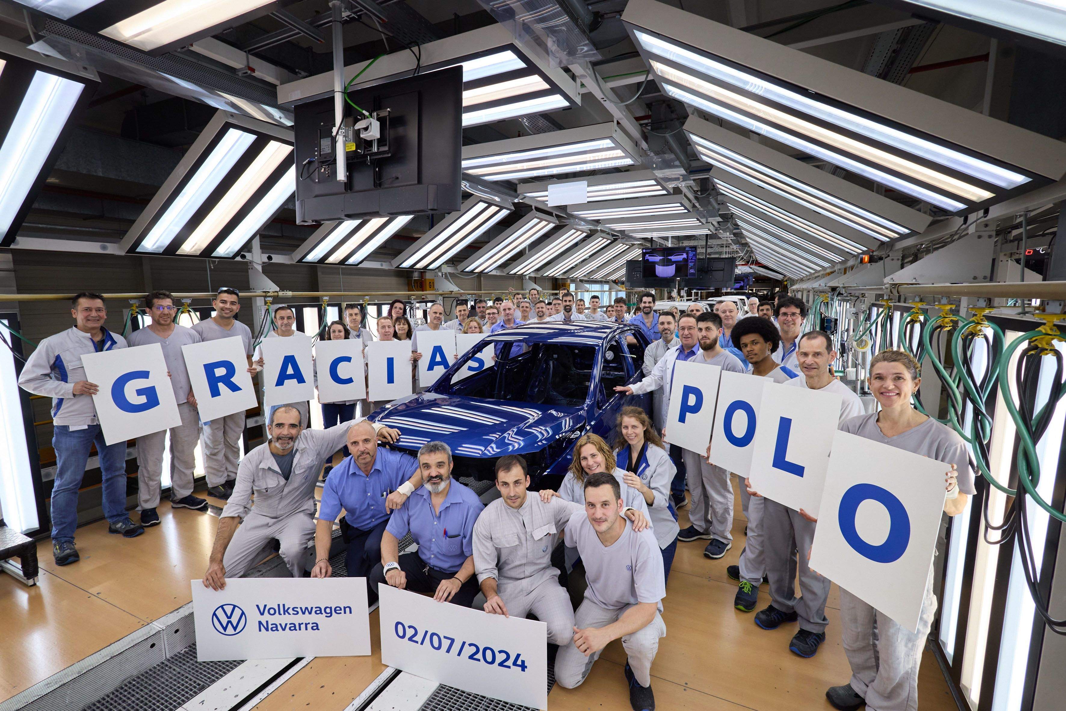 Volkswagen Navarra puso fin a la producción de 40 años del Polo