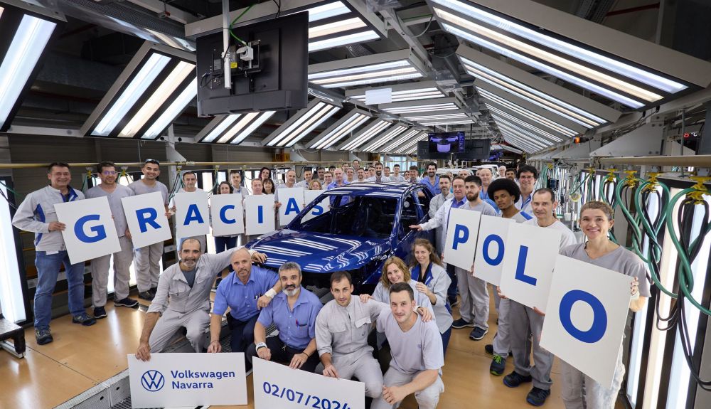 Volkswagen Navarra puso fin a la producción de 40 años del Polo Volkswagen Navarra puso fin a la producción de 40 años del Polo