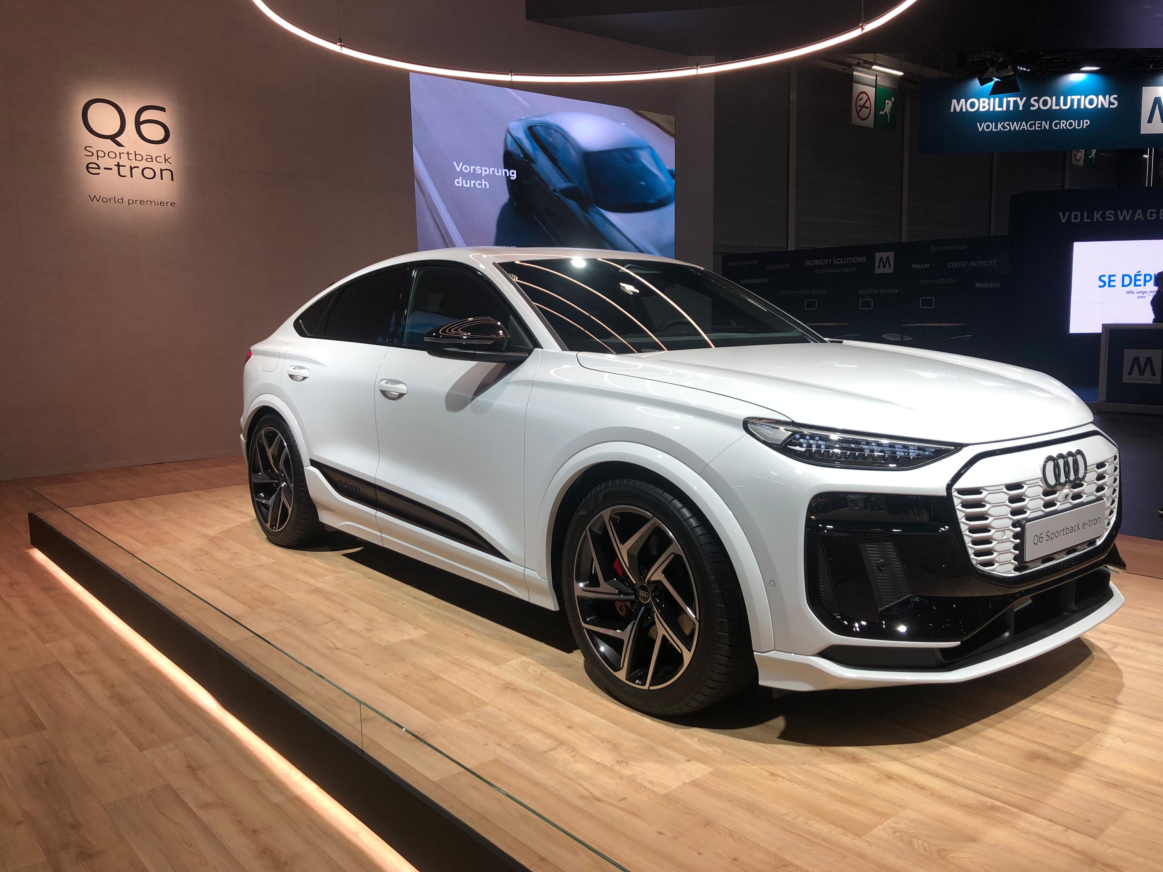 El nuevo Audi Q6 Sportback e-Tron en el Salón de París