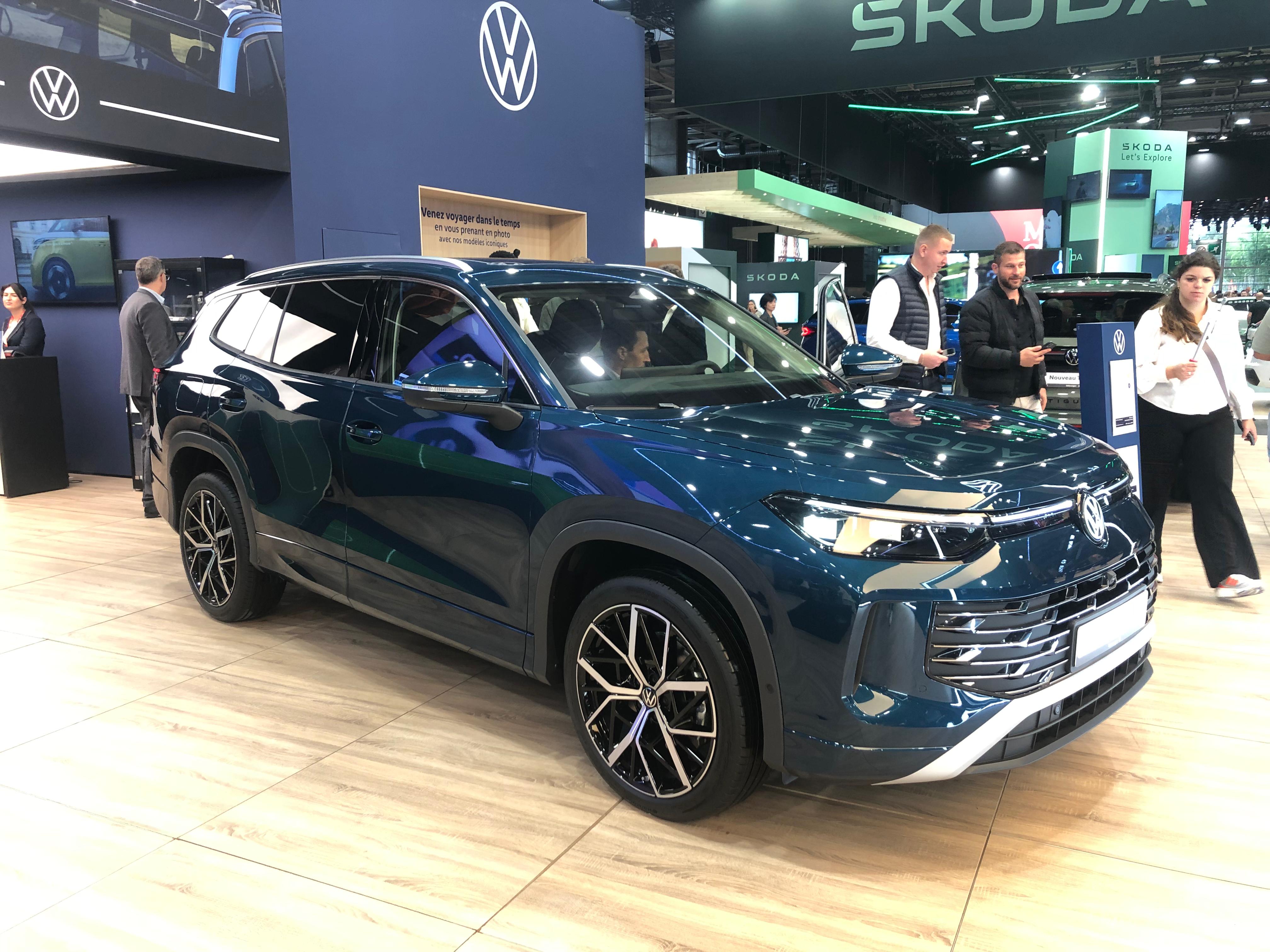 El Volkswagen Tayron en el Salón del Automóvil de París
