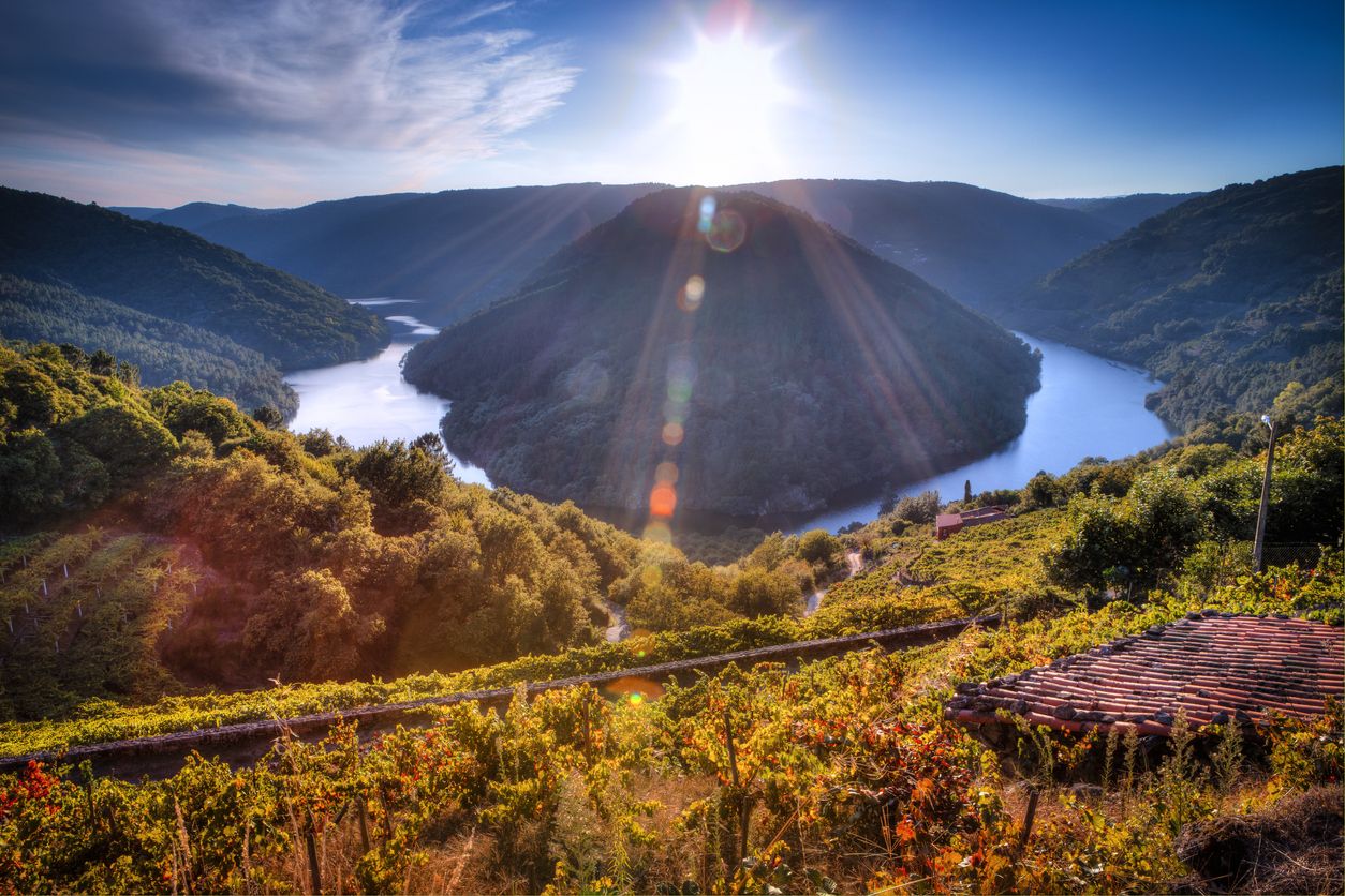 La Ribeira Sacra, en Galicia. Foto: iStock.