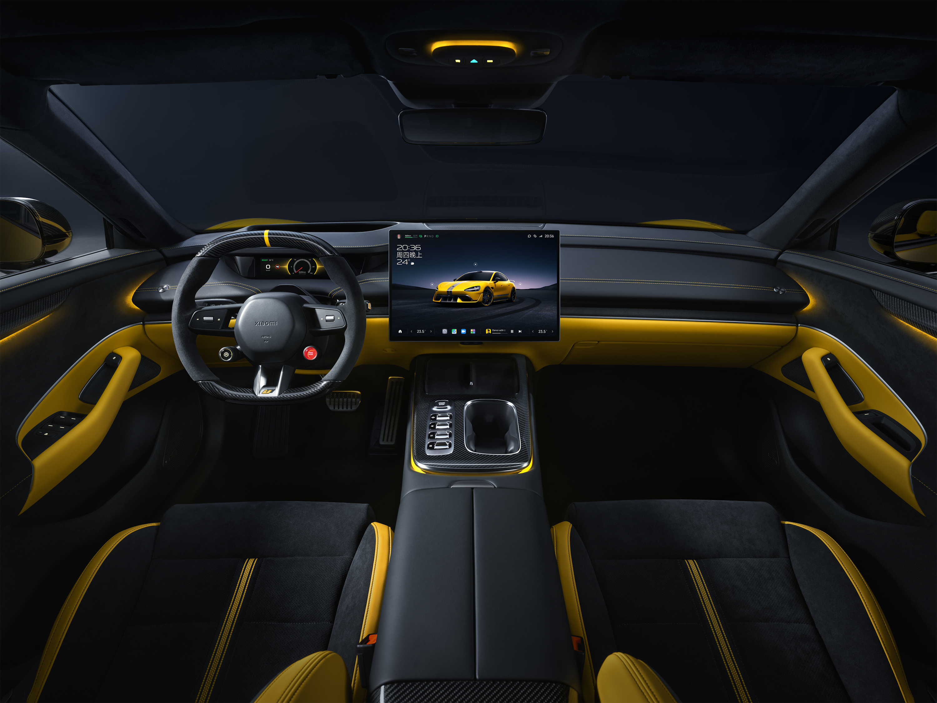 Interior del Xiaomi SU7 Ultra