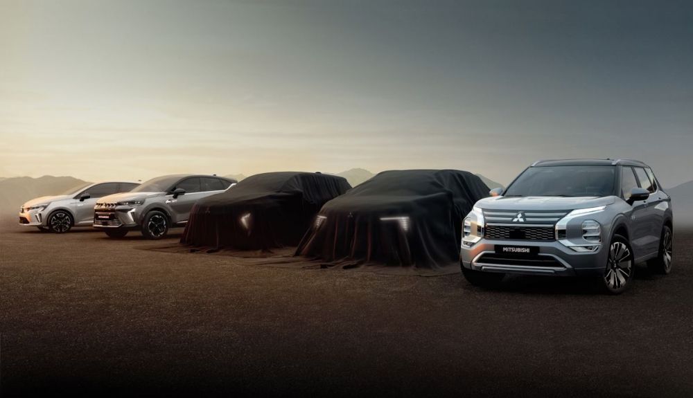 Primer teaser oficial de la nueva gama de Mitsubishi para el año 2025 en Europa Primer teaser oficial de la nueva gama de Mitsubishi para el año 2025 en Europa